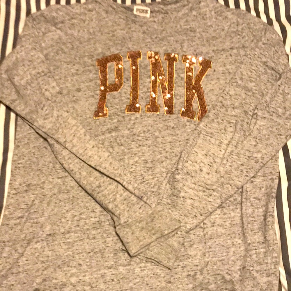 Long sleeve pink shirt
